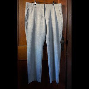 Gap True Straight Trousers Grey Size 14R Stretch NWT